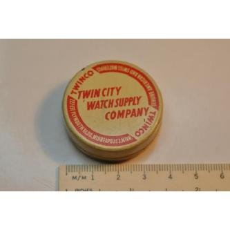 Vintage Watch Parts Tin - Empty (TW01) Image